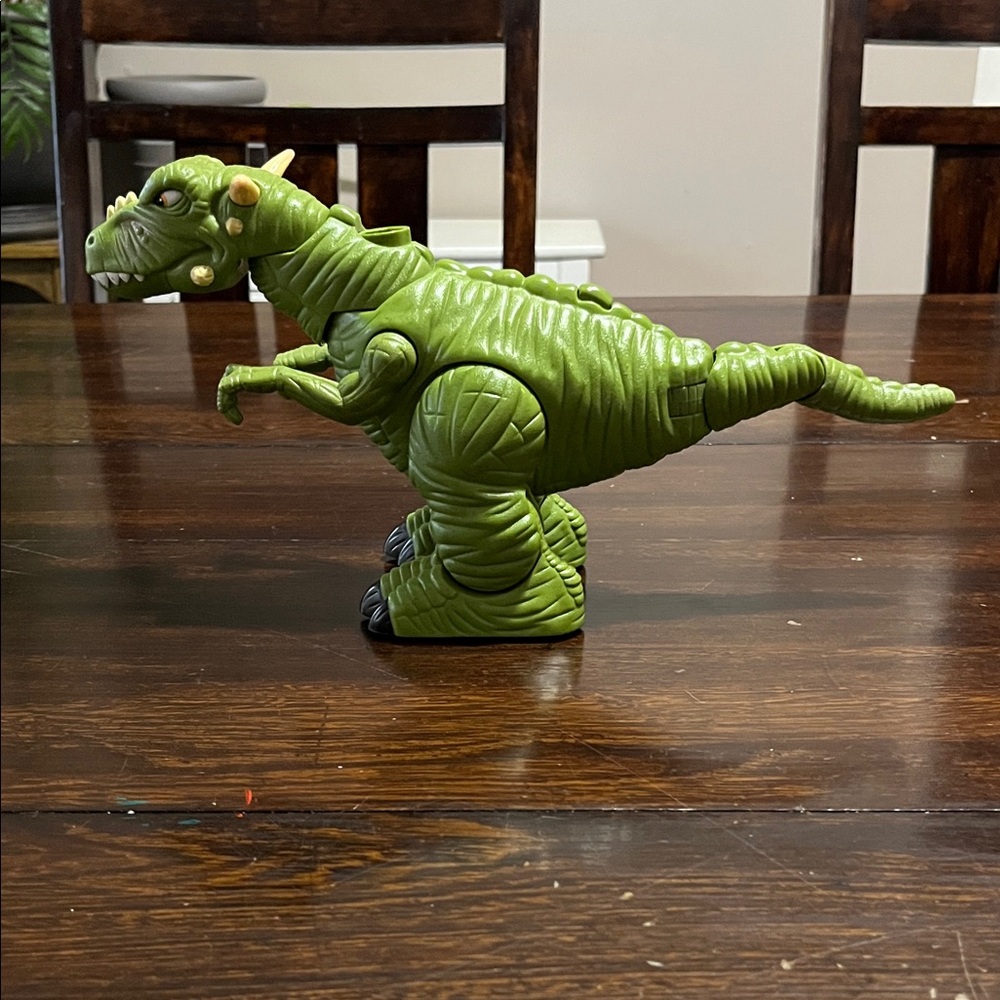 Fisher Price Imaginex Green TRex Dinosaur Reptile action figurine Toy